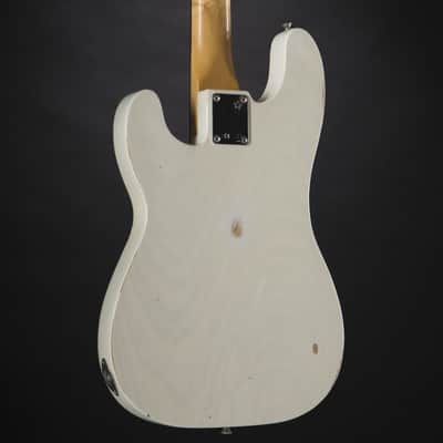 Fender AS Mike Dirnt Road Worn P-Bass RW White Blonde - 4-String Electric Bass image 7