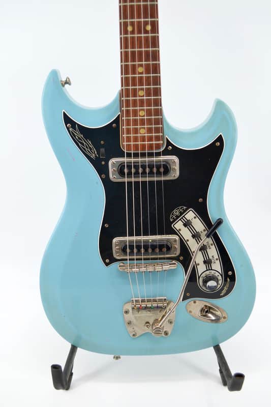 Hagstrom H II 1960s - Blue  (De Luxe II / F-200) image 1