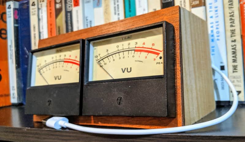 New! Vintage Analog VU Meters w/ DAW interface - USB powered VU meters! image 1