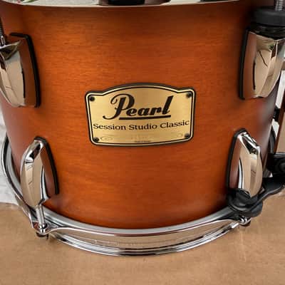 Pearl Session Studio Classic 12" x 8" Rack Tom Matte Liquid Amber #389 - Brand New image 2