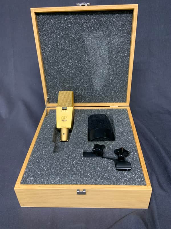 AKG C 414 B-ULS Condenser Mic 1997 GOLD #34 Limited Edition Of 100 image 1