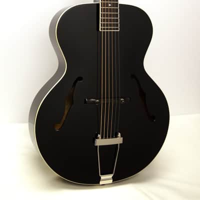 The Loar LH-300-BK Archtop Acoustic Guitar - Black image 1