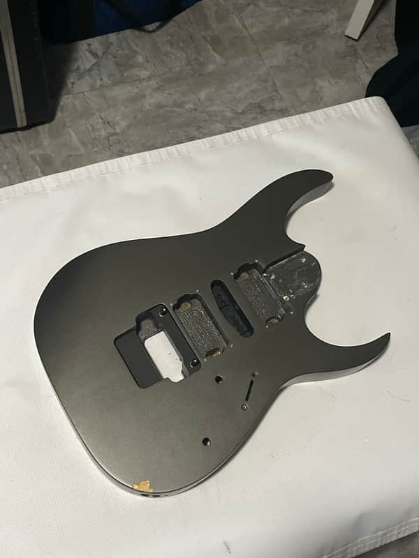 2000's Indonesian Ibanez RG5EX1 Grey Pewter Basswood Guitar Body Floyd Ready image 1