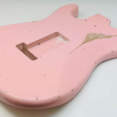 Show Me Nitro Finishes 3lbs 7oz Nitro Lacquer S-Style - Shell Pink image 10