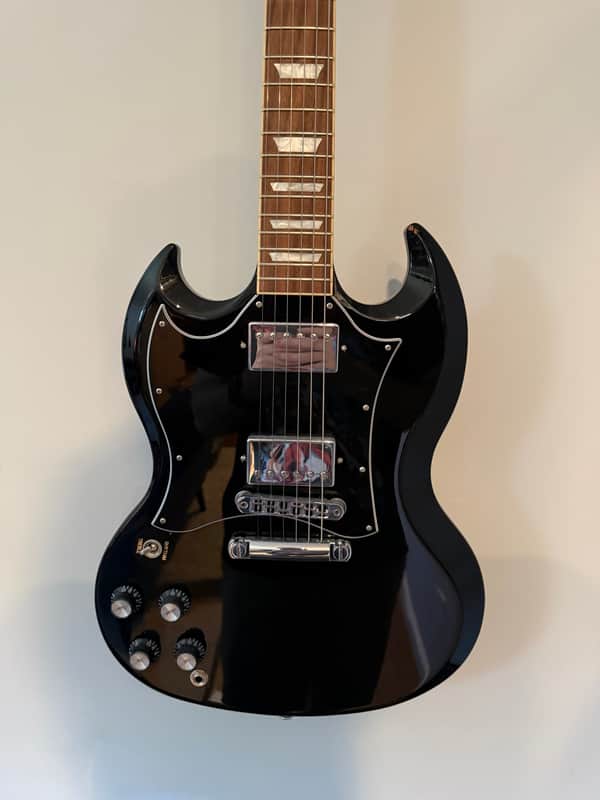 Gibson Gibson SG Standard Left-handed Electric Guitar - Ebony 2020+ - Ebony image 1