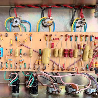 1972 Marshall Super Lead 100 Watt Head Master Volume Mod image 13