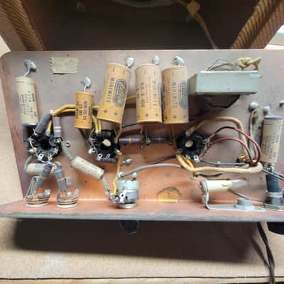 1953 Fender Champ 5C1 "600" Wide Panel 4-Watt 1x6" Guitar Combo imagen 10