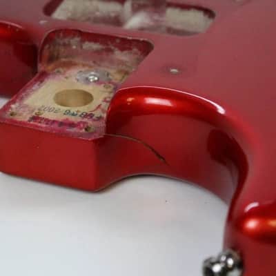 2002 Vintage Fender Stratocaster American Standard Crimson Red BODY USA image 6