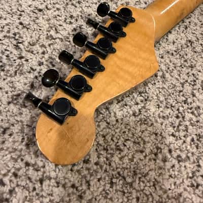 Warmoth Boogie Electric Guitar 7/8ths body Gibson Seymour Duncan 1990s - Natural image 15