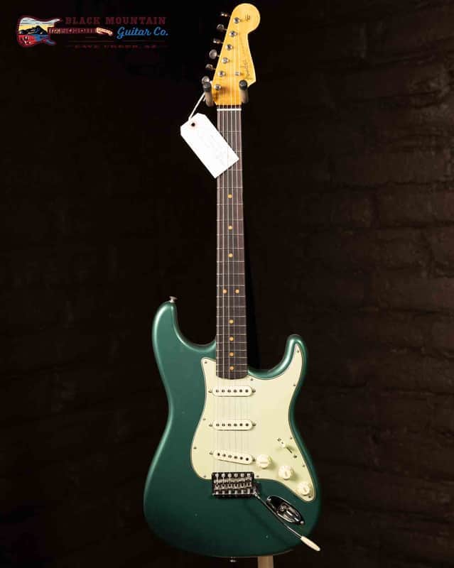 Fender Custom Shop Limited Edition '63 Stratocaster Journeyman Relic w/ Closet Classic Hardware - Aged Sherwood Green Metallic image 1