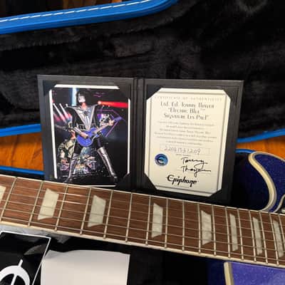Epiphone Tommy Thayer Signature "Electric Blue" Les Paul Standard 2020 - Electric Blue image 2