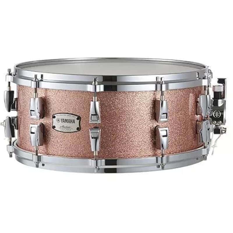 Yamaha AMS-1460 Absolute Hybrid Maple 14x6" Snare Drum - Pink Champagne Sparkle image 1