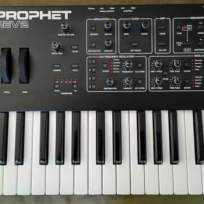 Sequential Prophet Rev2 61-Key 16-Voice Polyphonic Synthesizer 2018 - Present - Black with Wood Sides image 2