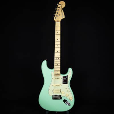 Fender American Performer Stratocaster HSS Satin Surf Green Maple Fingerboard (US22031221) image 3