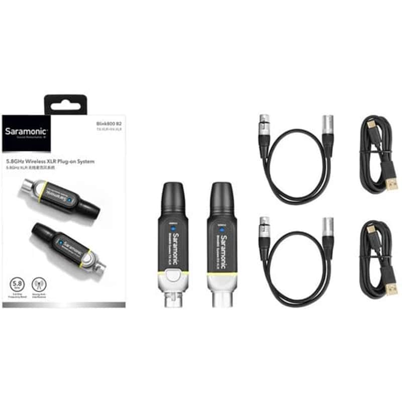 Saramonic Blink 800 B2 Digital Wireless Plug-On 5.8 GHz Microphone System w/ No Mic image 1