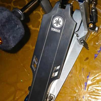Yamaha DFP-9D Direct Drive Single Pedal 2023ish - Silver and blue image 4