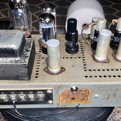 RCA MI-12224 Guitar PA Tube Amplifier 1940s in Grey image 4
