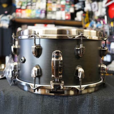 Mapex Black Panther 7x13" Hydro Maple Snare Drum w/ Walnut Reinforcement Rings | BPNML3700LFB image 3