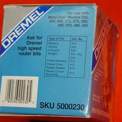 Dremel Router Attachment 230 for use with Moto-Tool Models 245,250,260,270,275,280,285,370,380, 395 image 10