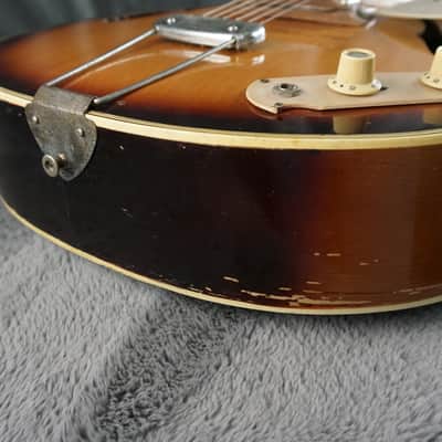 Teisco EP-14 1960s - Brown Burst Hollow Body Electric image 5