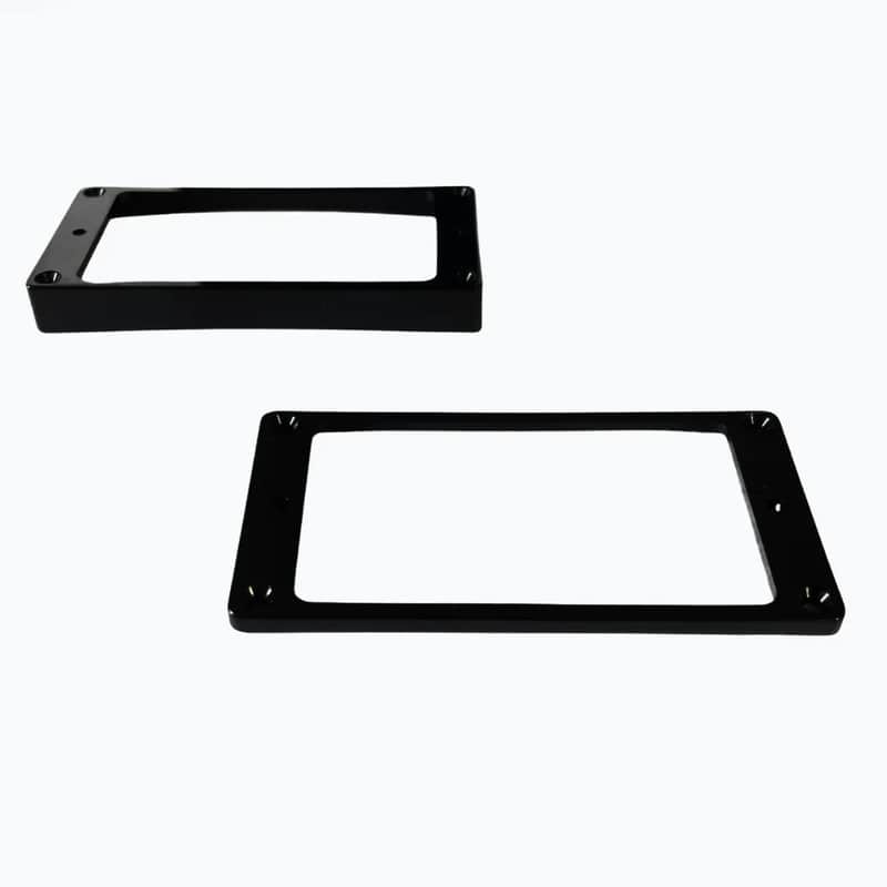 Allparts PC-0733 Curved Neck and Bridge Humbucking Pickup Ring Set image 1