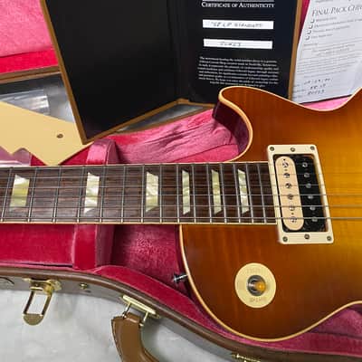 MINT! 2020 Gibson Custom Shop 1958 Les Paul Standard - Iced Tea Burst - Zebra Pick-Ups - Killer Flame Top! - Authorized Dealer - Only 8.1lbs!!! image 18