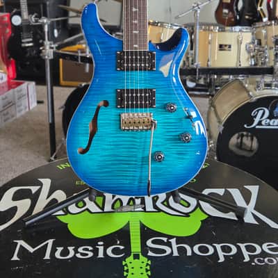 2025 PRS SE Custom 24 Semi-Hollow Piezo - Lake Blue image 1