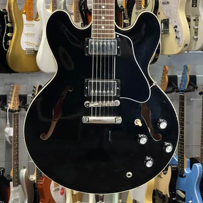 Gibson   Es 335 Dot Ebony Black 2023 image 1