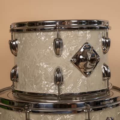 1960s Slingerland Modern Solo White Marine Pearl Drum Set image 17
