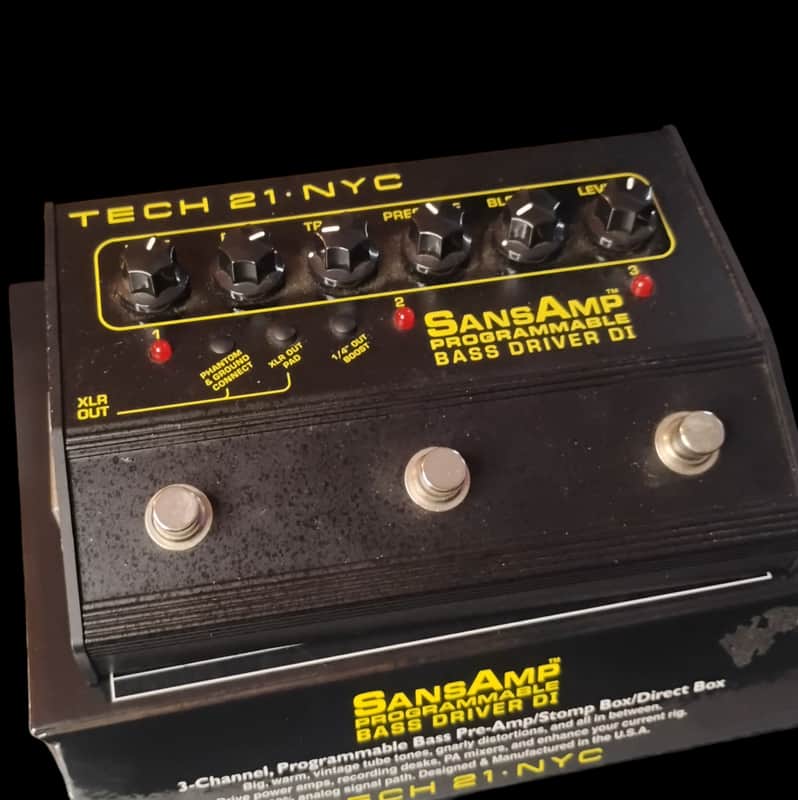 Tech 21 Sansamp Programmable Bass Driver