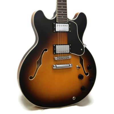 Alvarez AAT33/TSB Jazz & Blues Series Archtop Semi-Hollowbody Electric Guitar image 1
