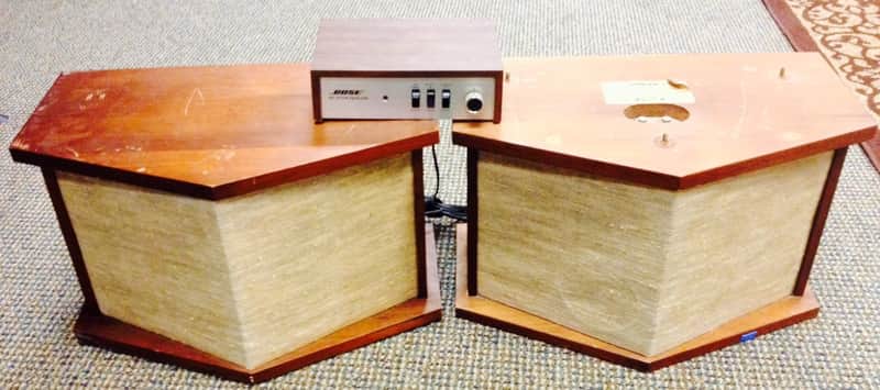 Bose 901 Series II Speakers and Active Equalizer 1973 to 1976 "Antique Walnut" image 1