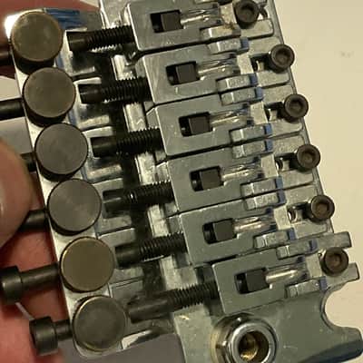 1980's Era Original Floyd Rose Made in Germany Chrome Tremolo Bridge Vibrato Kramer Model Guitar image 19