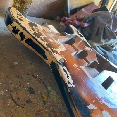 Stratocaster Body - 2 tone Sunburst - Super Heavy Relic - 100% handcrafted in Italy - Alder image 7