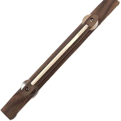 Archtop Guitar Bridge Bone Saddle Rosewood Compensated for Kay Harmony image 3