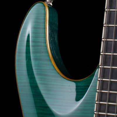 Edwards by ESP E-HR 145 QM See Through Green Seymour Duncan Floyd Rose image 3