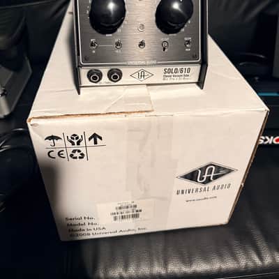 Universal Audio Solo/610 Desktop Tube Mic Preamp 2006 - Present - Black image 1