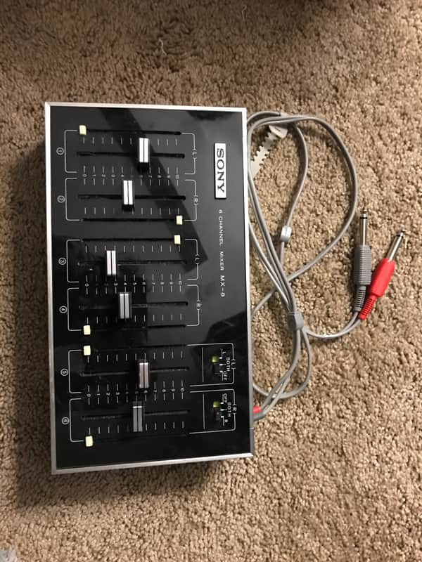Sony MX-8 1976 Black And Brushed Steel image 1