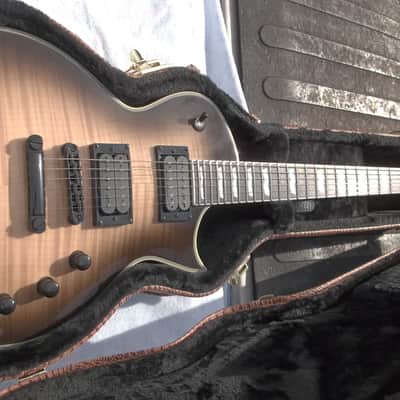 ESP LTD EC-1000T Black Natural Burst 2021 made in Korea with hard case image 2