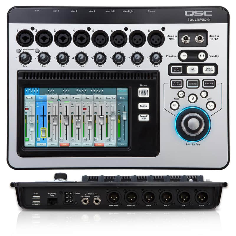 QSC TouchMix-8 Touch Screen Compact Digital Mixer | Reverb