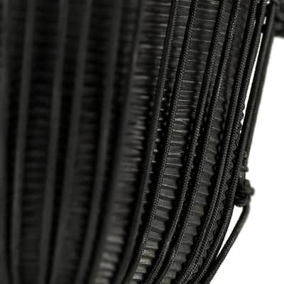 Meinl HDJ3-XL 13" Headliner Series Rope Tuned Black Wood Djembe Black River Series image 5