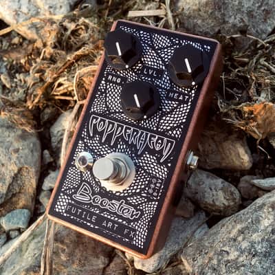 Futile Art FX 🐍 Copperhead Viper Treble Booster Full Range Modified Rangemaster Hammertone image 8