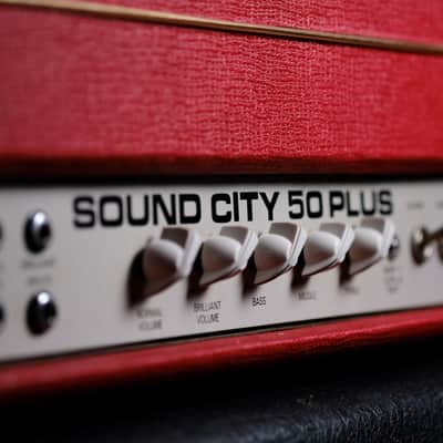 70s Sound City 50 Plus (L50) Red Head – Dallas Arbiter Era image 4