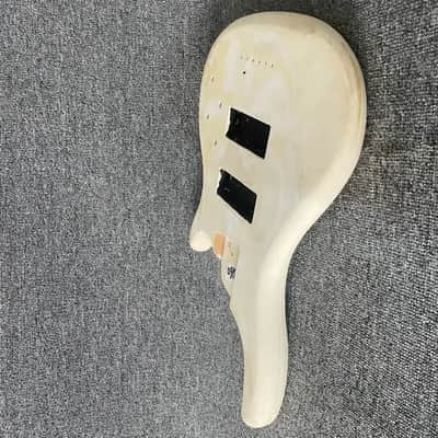 White 5 String Bass DIY Project Body image 3