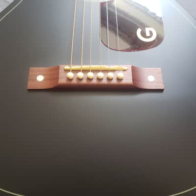 Gretsch Jim Dandy | Deltoluxe Parlor | All Satin finish Black top over Mahogany | Serial No. IWA2418645 image 17