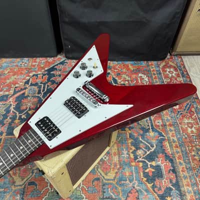 *Video* Gibson Yamano '67 Reissue Flying V Cherry Red - 1995 image 15
