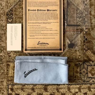 Eastman E6SS-TC-SB Acoustic Guitar W/ Hard Case & Free Pro Setup image 19