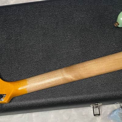 NEW! Fender Custom Shop Special Run '69 Stratocaster Heavy Relic - Handwound P/U's - Aged Surf Green Pearl - Reverse Headstock - 7.65lbs - Authorized Dealer - SUPER RARE! G07476 image 12