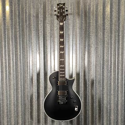 ESP LTD EC-1000 ET Evertune Bold Binding Black Guitar & Case #0622 Used image 3