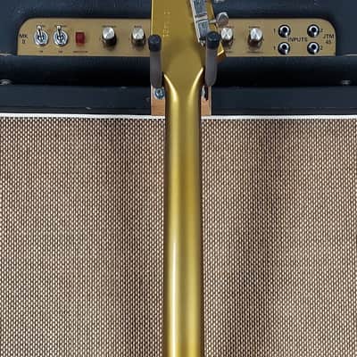 Gibson Custom Shop ’64 Trini Lopez 2022 Made to Measure All Gold w/ Factory Bigsby (381) image 5